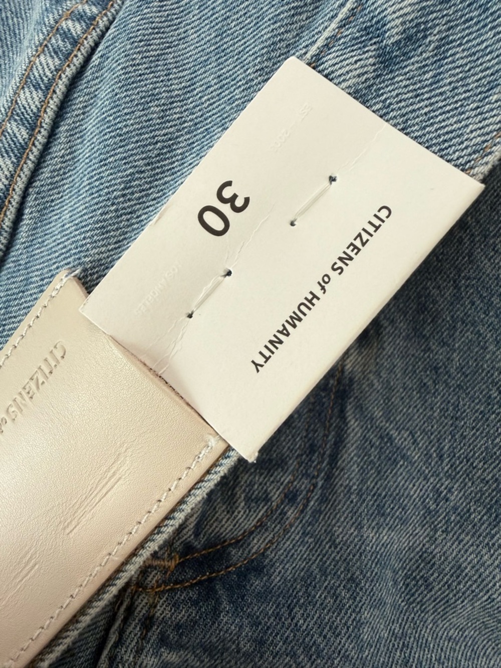 C of H Ayla Cuffed Baggy Jeans in Skylight NWT 0740/0765 - Picture 3 of 16